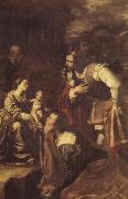Artemisia gentileschi The adoracion of the Kings Magicians oil on canvas